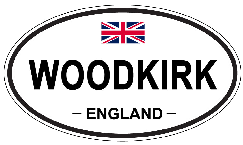 WOODKIRK, England - Oval Magnet