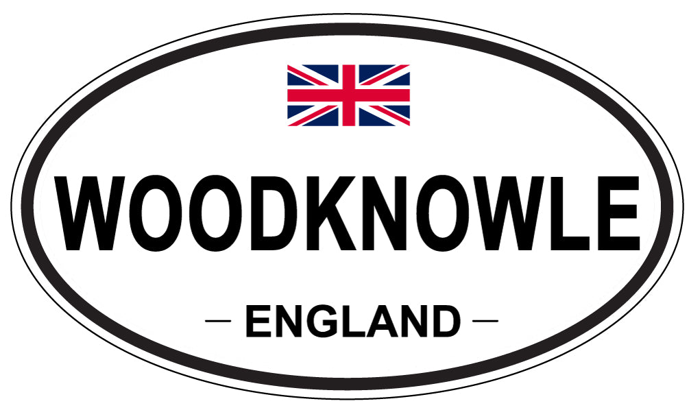 WOODKNOWLE, England - Oval Magnet