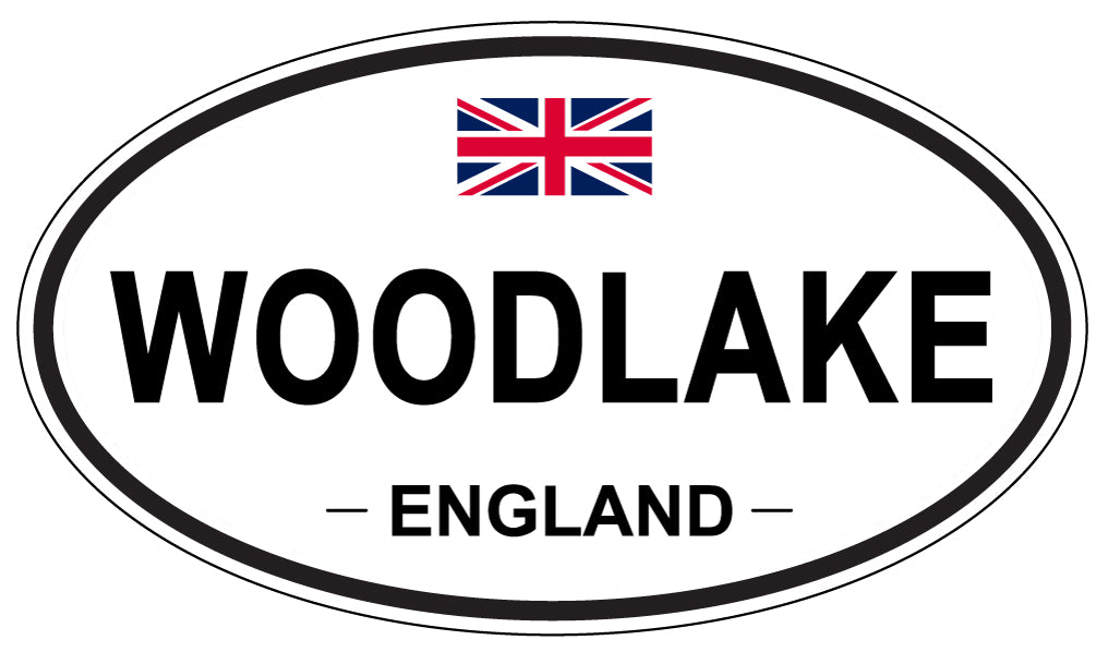 WOODLAKE, England - Oval Magnet