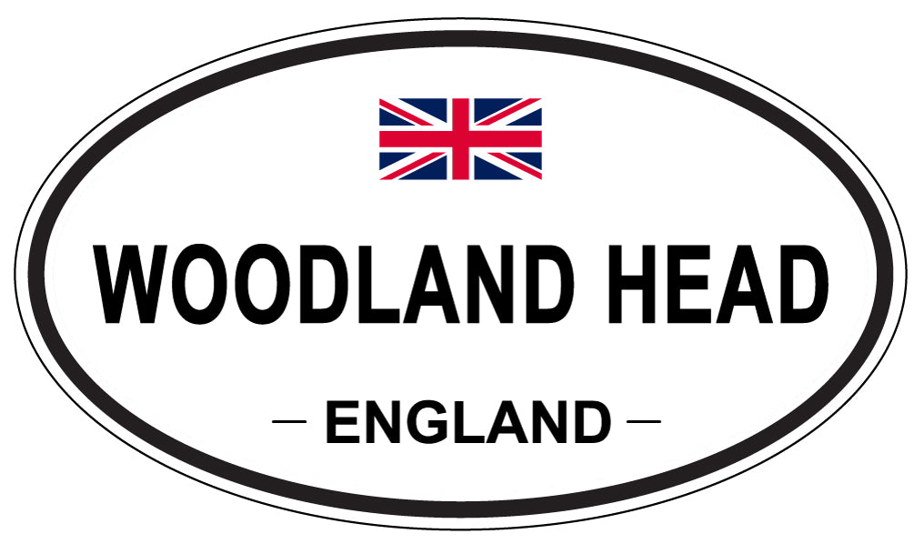 WOODLAND HEAD, England - Oval Magnet