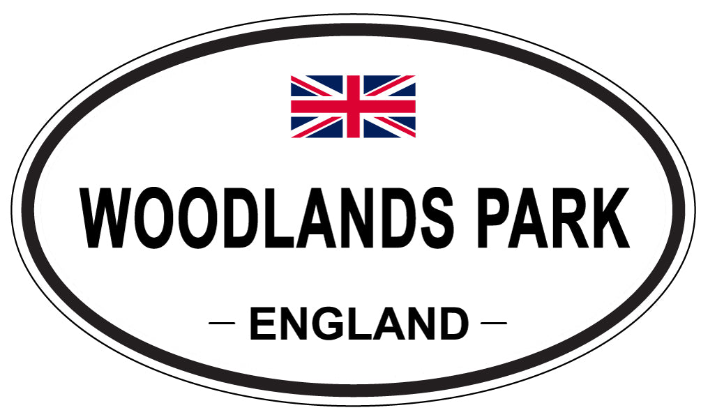 WOODLANDS PARK, England - Oval Magnet