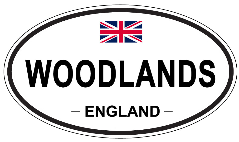 WOODLANDS, England - Oval Magnet