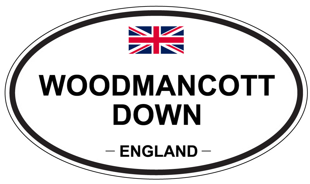 WOODMANCOTT DOWN, England - Oval Magnet