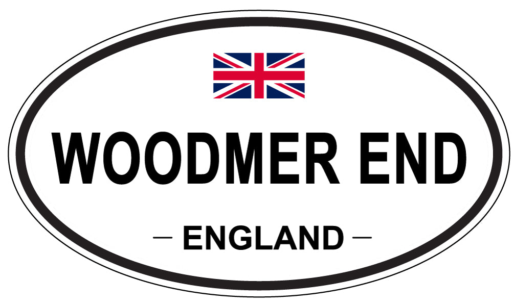WOODMER END, ENGLAND - Oval Sticker