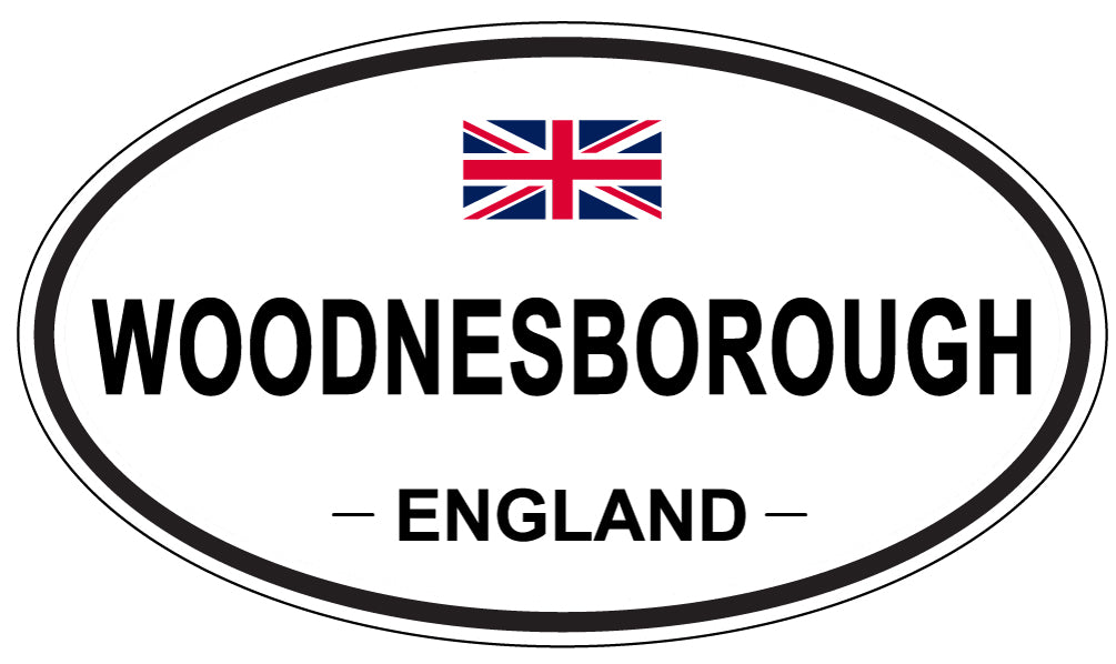 WOODNESBOROUGH, England - Oval Magnet