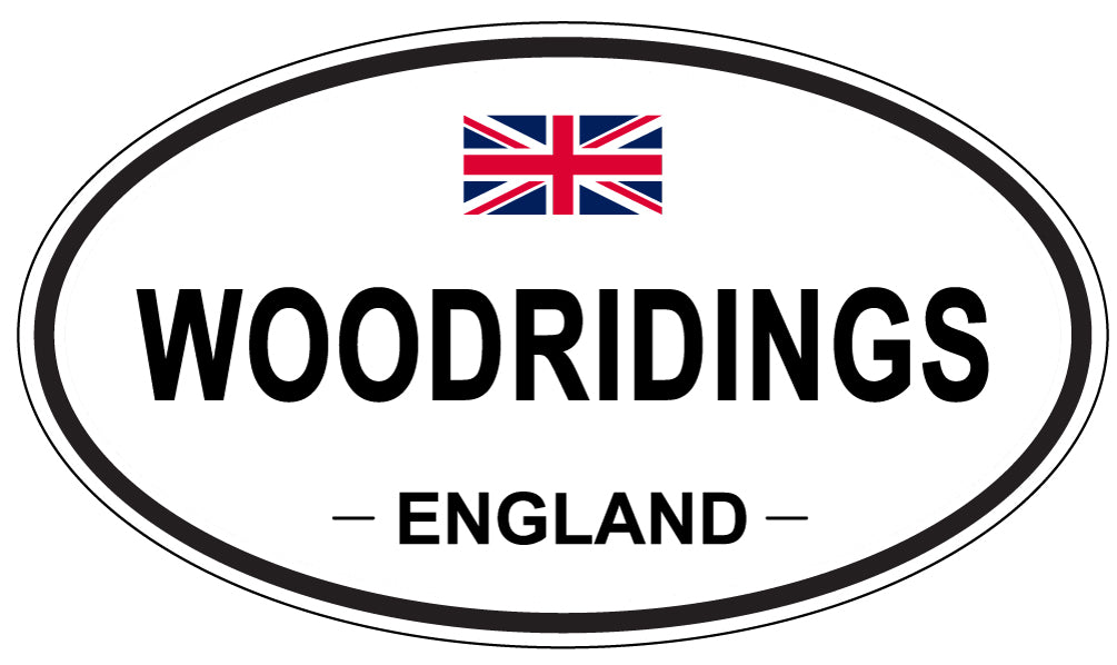 WOODRIDINGS, England - Oval Magnet