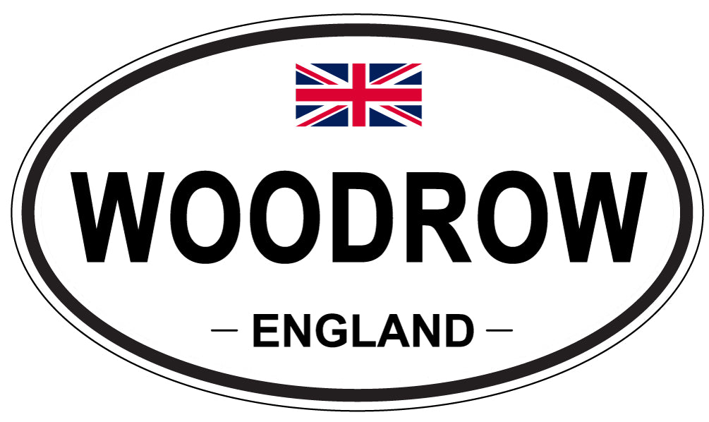 WOODROW, England - Oval Magnet