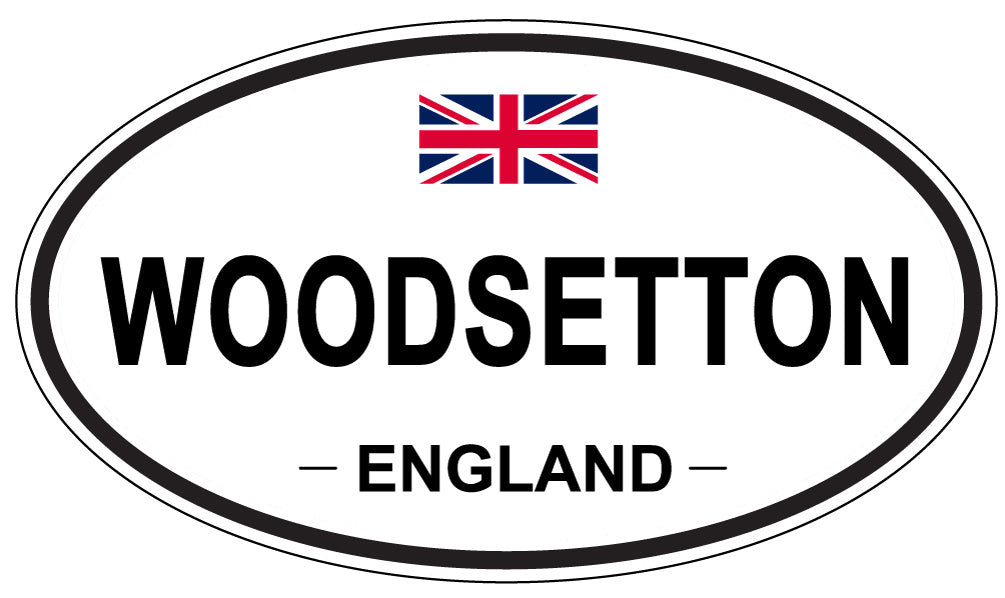 WOODSETTON, England - Oval Magnet