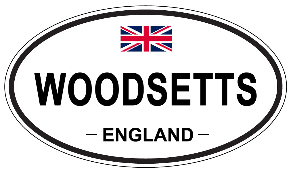 WOODSETTS, England - Oval Magnet