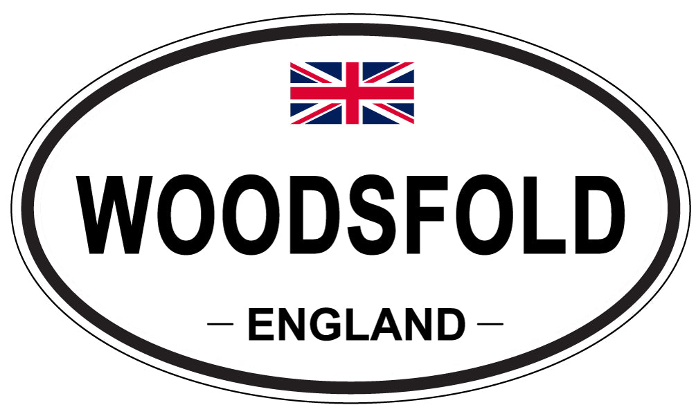 WOODSFOLD, England - Oval Magnet