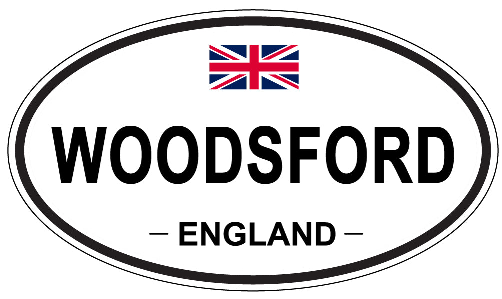 WOODSFORD, England - Oval Magnet