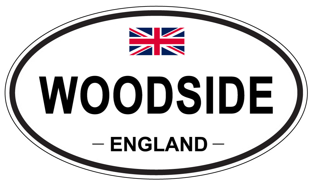WOODSIDE, England - Oval Magnet