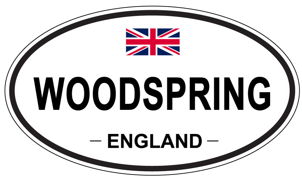 WOODSPRING, England - Oval Magnet