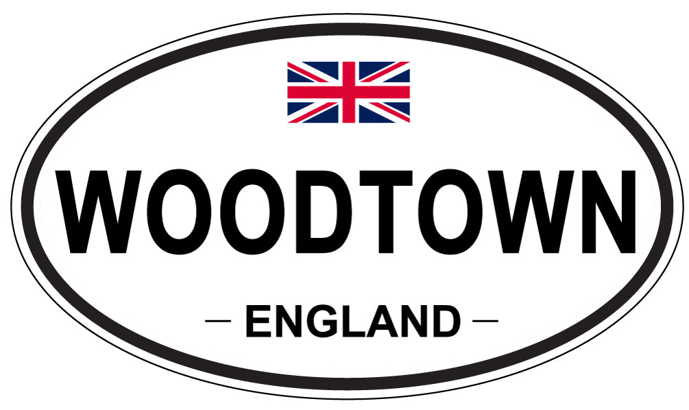 WOODTOWN, England - Oval Magnet