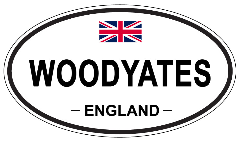 WOODYATES, ENGLAND - Oval Sticker