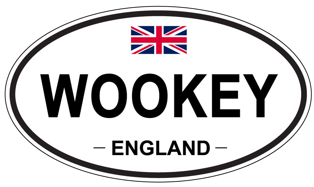 WOOKEY, England - Oval Magnet