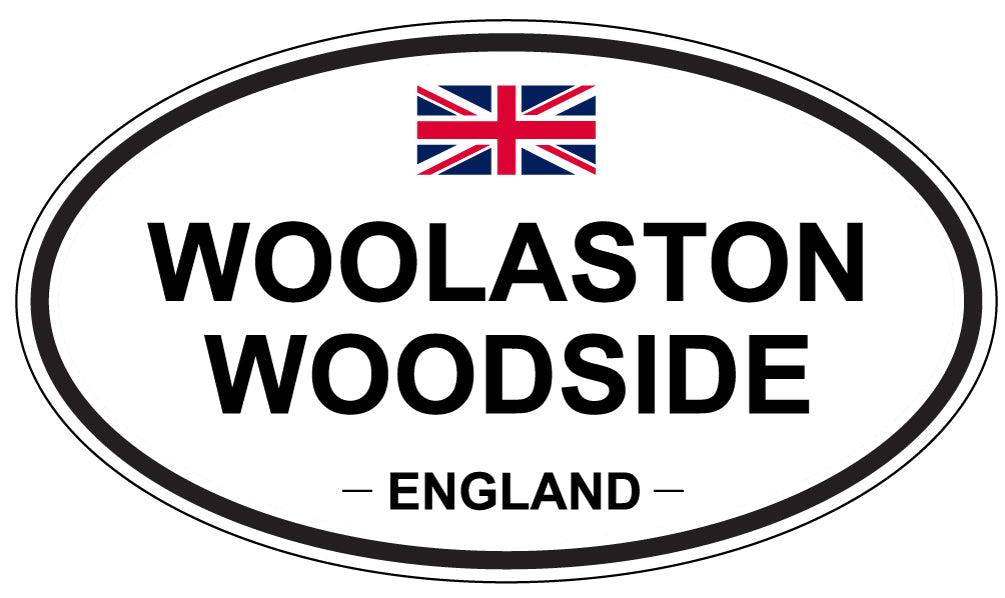 WOOLASTON WOODSIDE, ENGLAND - Oval Sticker