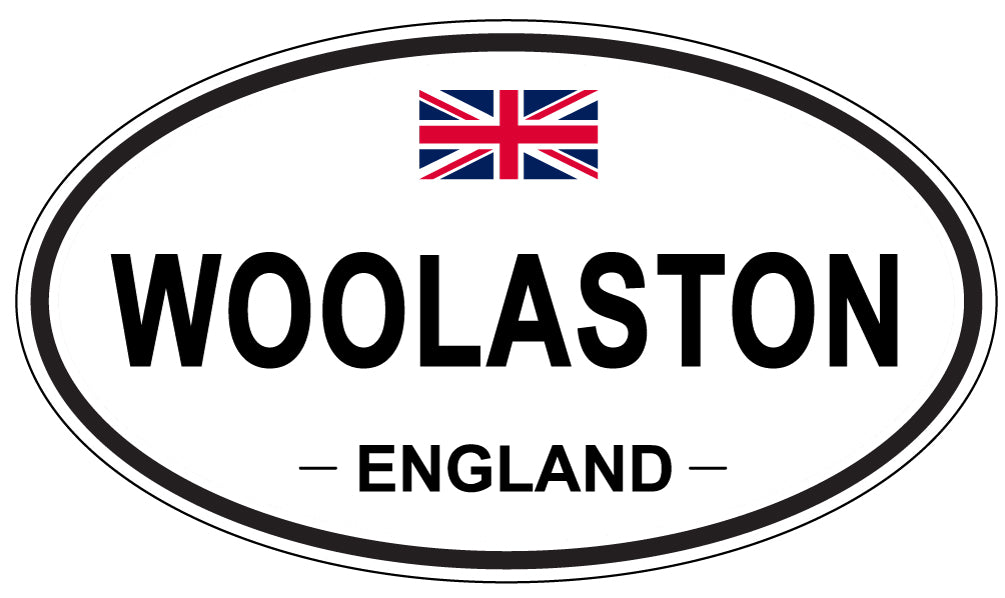 WOOLASTON, ENGLAND - Oval Sticker