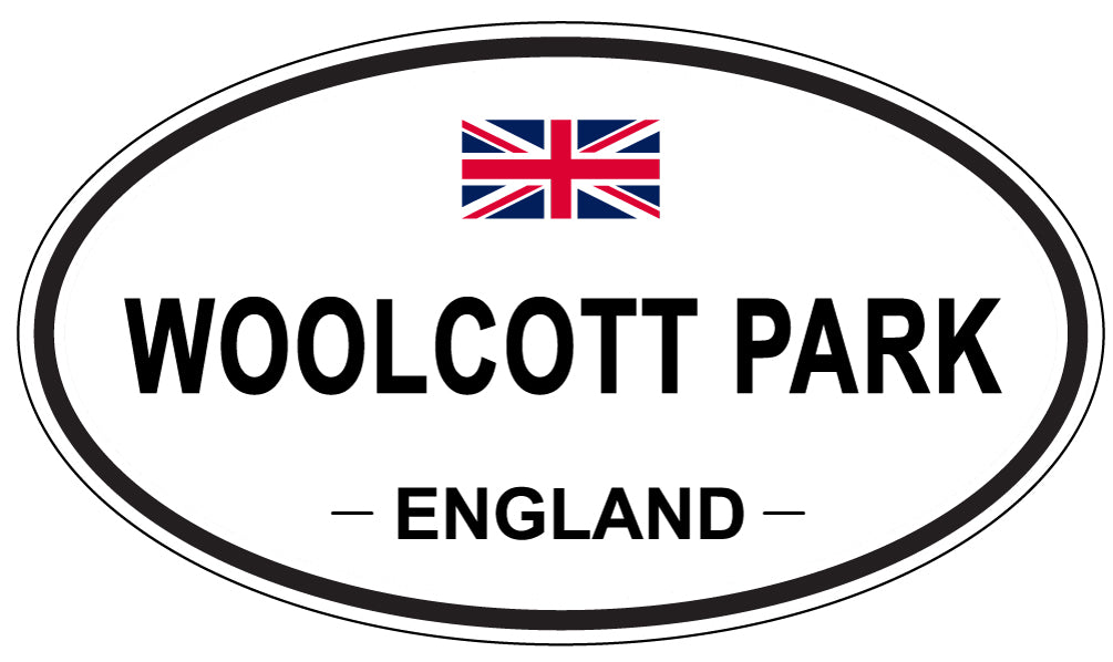 WOOLCOTT PARK, ENGLAND - Oval Sticker