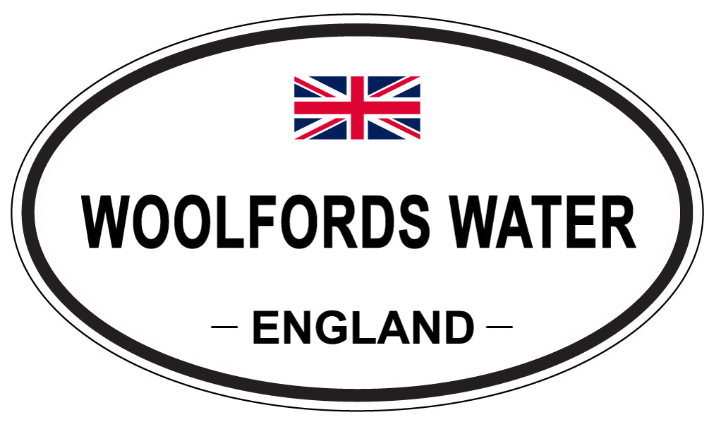 WOOLFORDS WATER, England - Oval Magnet