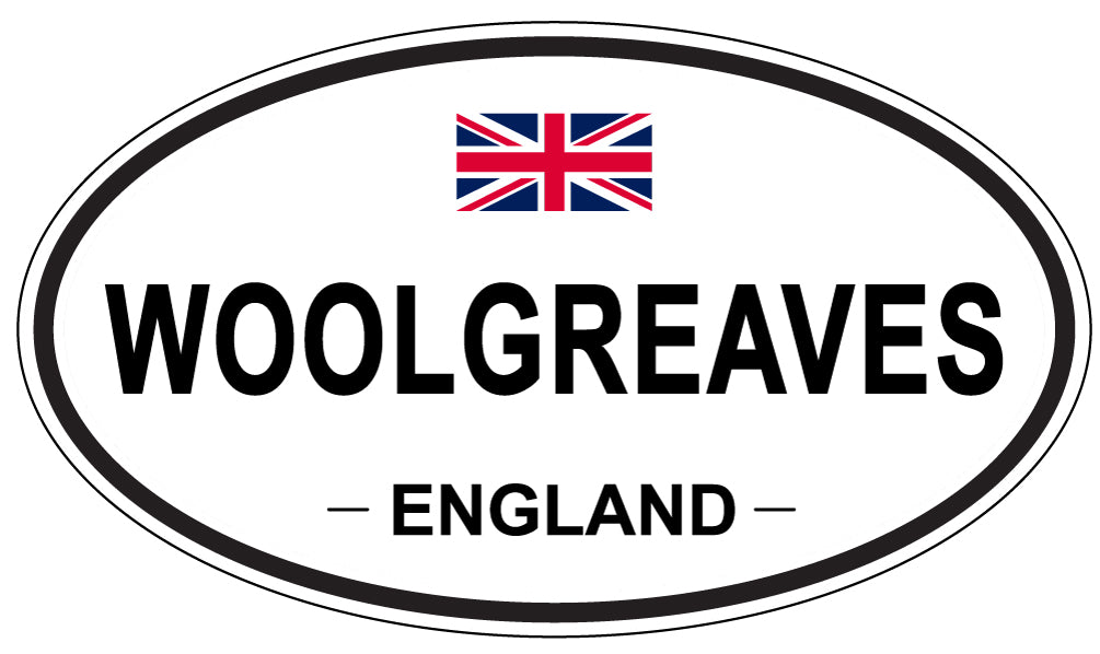 WOOLGREAVES, England - Oval Magnet