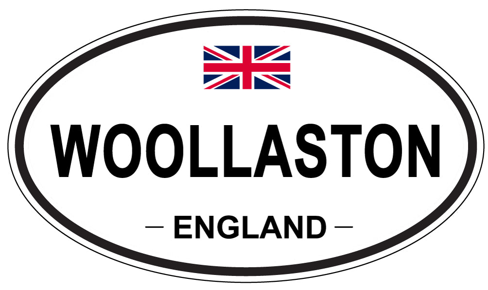 WOOLLASTON, ENGLAND - Oval Sticker