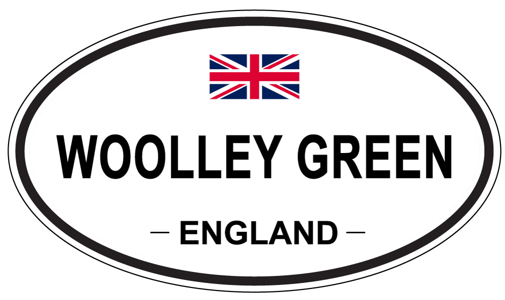 WOOLLEY GREEN, England - Oval Magnet