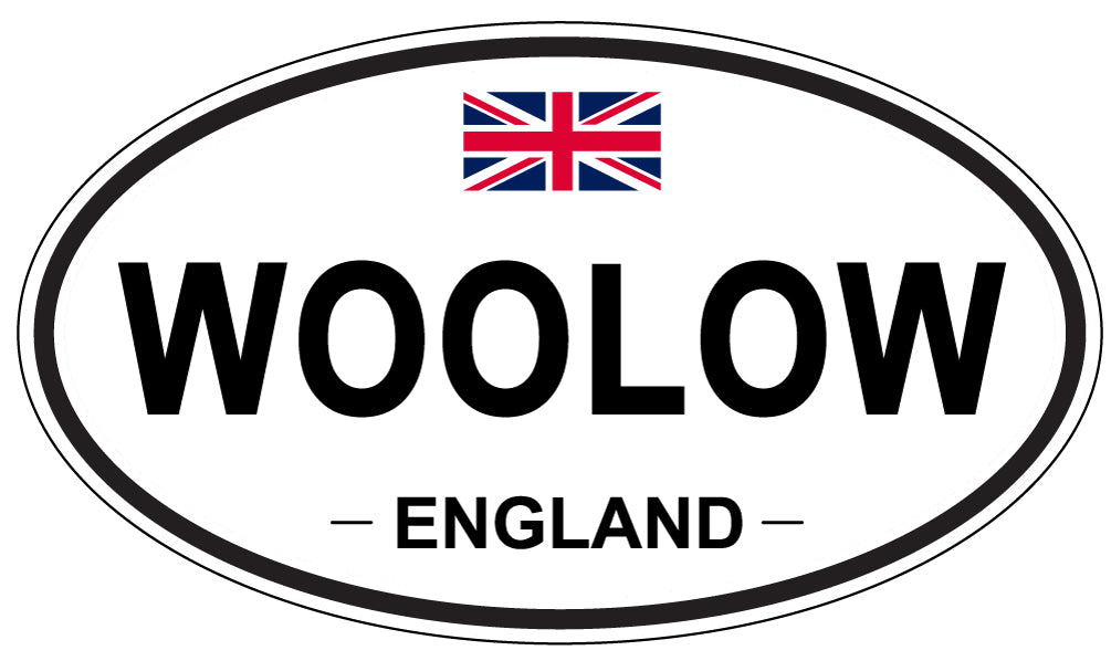 WOOLOW, England - Oval Magnet