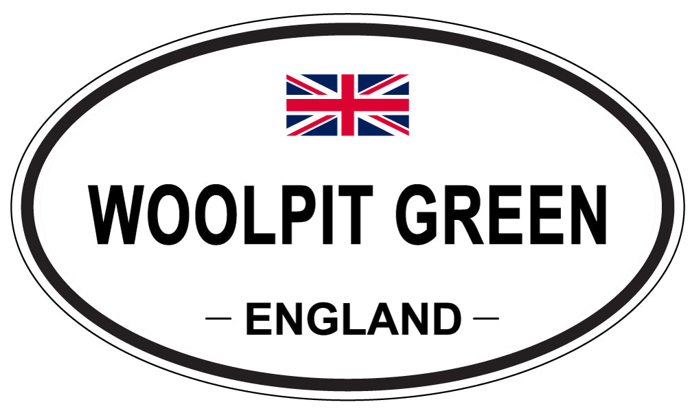 WOOLPIT GREEN, England - Oval Magnet