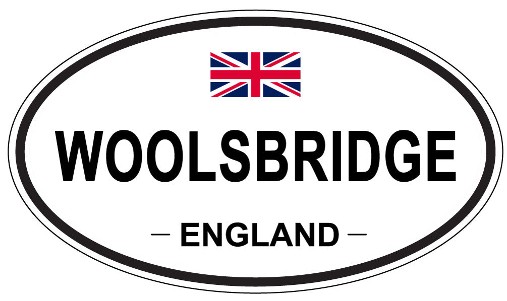 WOOLSBRIDGE, England - Oval Magnet