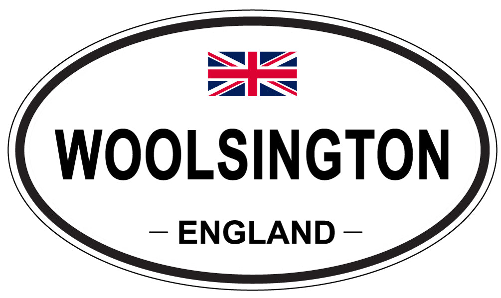 WOOLSINGTON, England - Oval Magnet