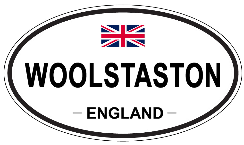 WOOLSTASTON, England - Oval Magnet