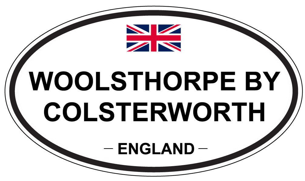 WOOLSTHORPE BY COLSTERWORTH, England - Oval Magnet