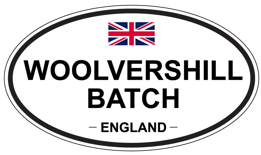 WOOLVERSHILL BATCH, England - Oval Magnet