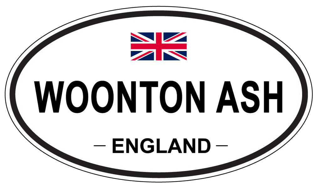 WOONTON ASH, England - Oval Magnet