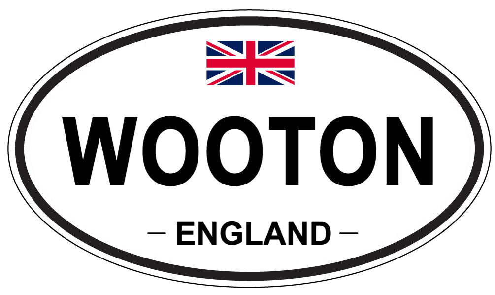 WOOTON, England - Oval Magnet
