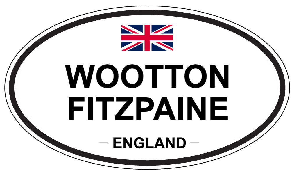 WOOTTON FITZPAINE, England - Oval Magnet