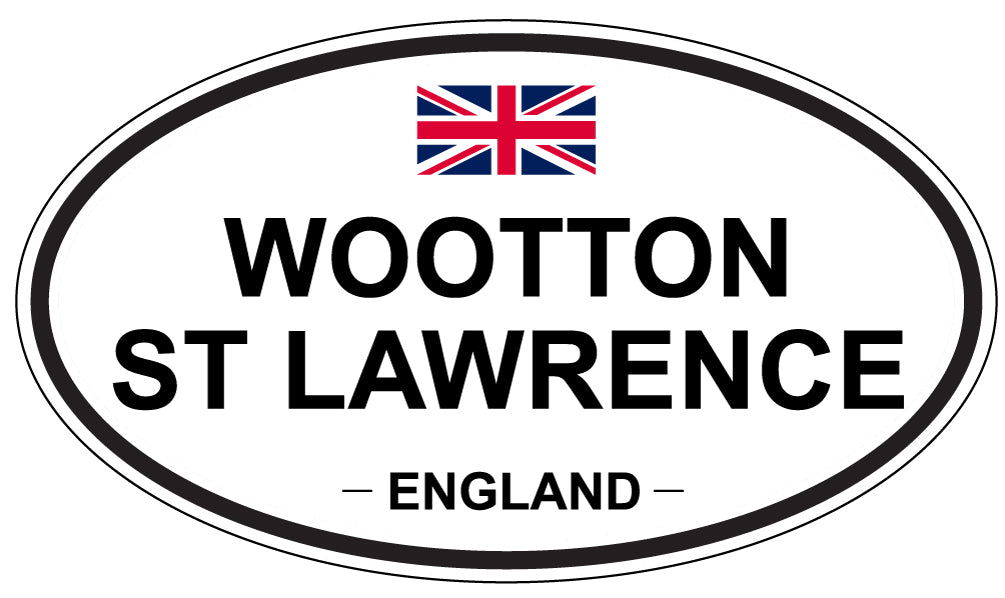 WOOTTON ST LAWRENCE, England - Oval Magnet