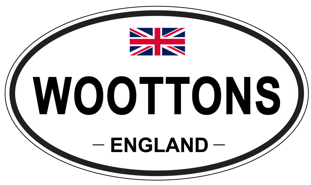 WOOTTONS, England - Oval Magnet