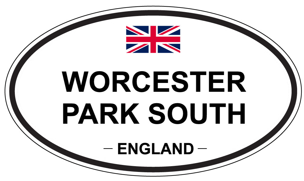 WORCESTER PARK SOUTH, England - Oval Magnet