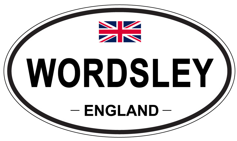 WORDSLEY, England - Oval Magnet