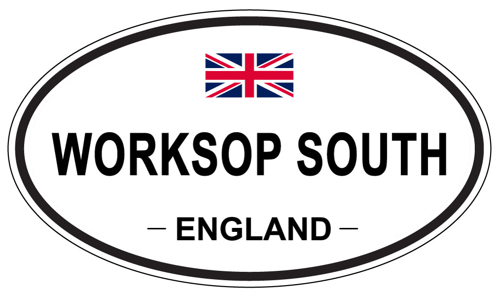 WORKSOP SOUTH, England - Oval Magnet