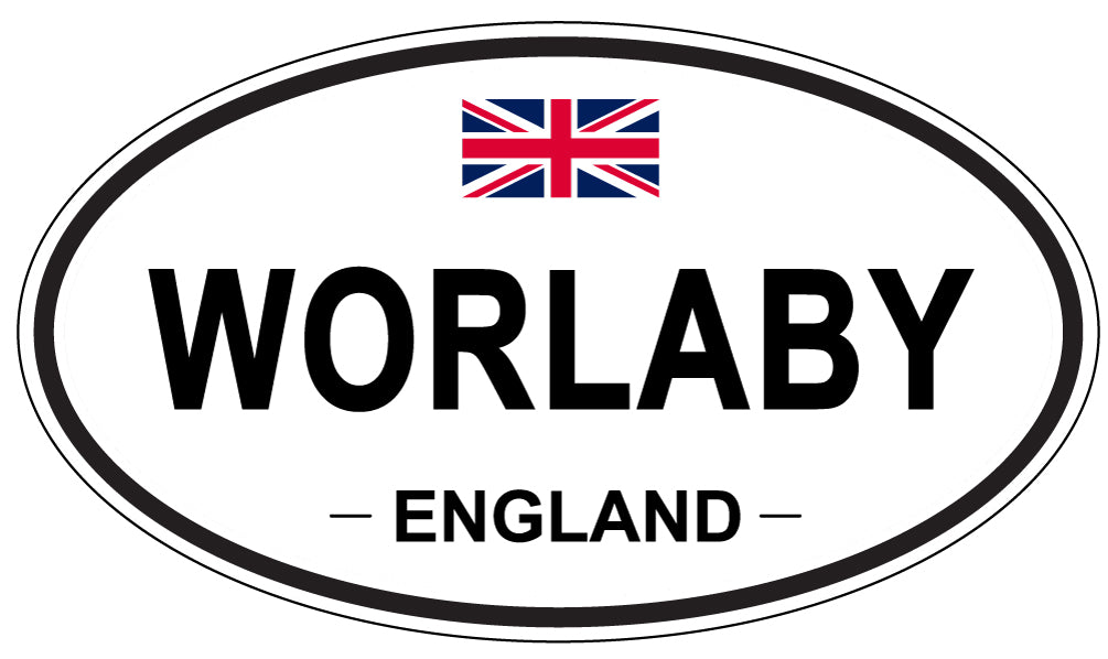 WORLABY, England - Oval Magnet
