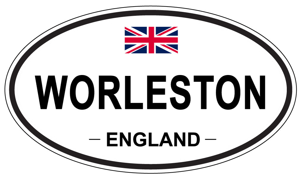 WORLESTON, England - Oval Magnet