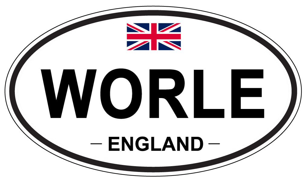 WORLE, England - Oval Magnet