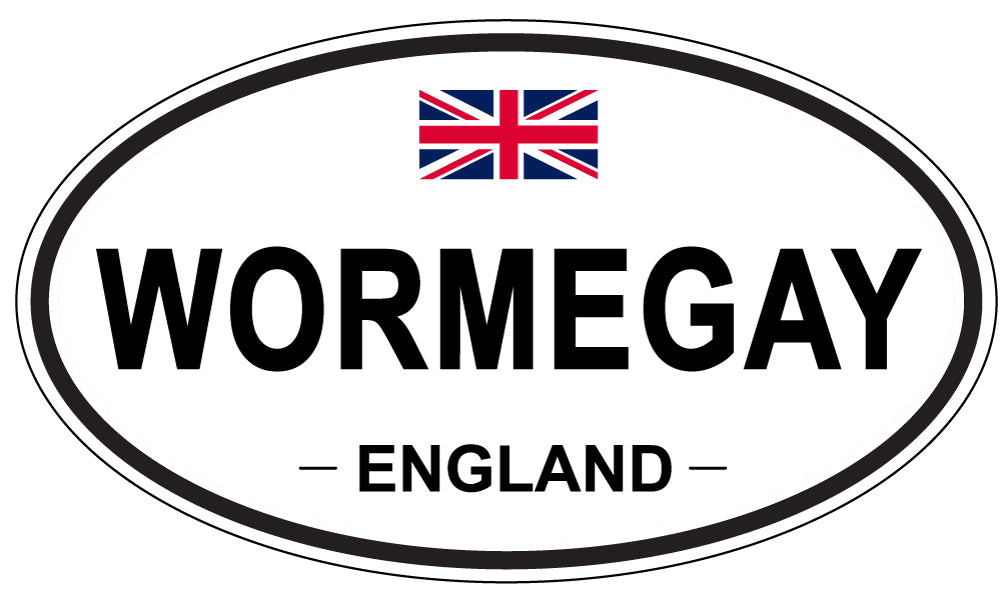 WORMEGAY, England - Oval Magnet