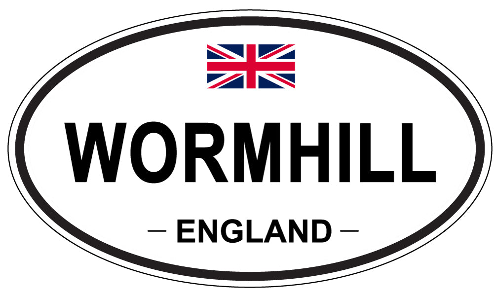 WORMHILL, England - Oval Magnet