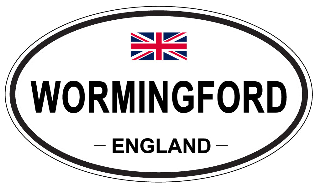 WORMINGFORD, England - Oval Magnet