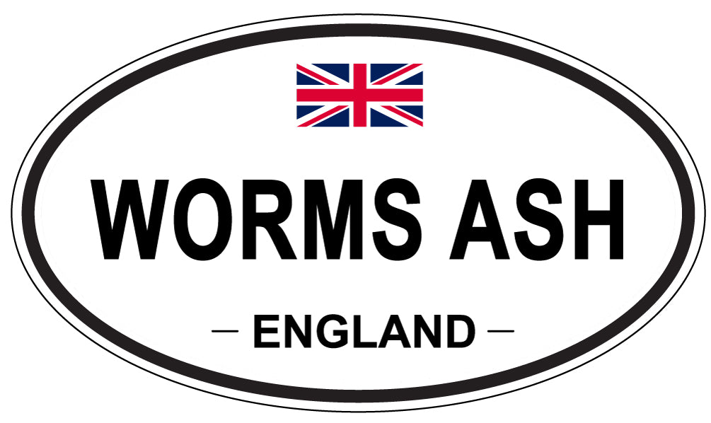 WORMS ASH, England - Oval Magnet