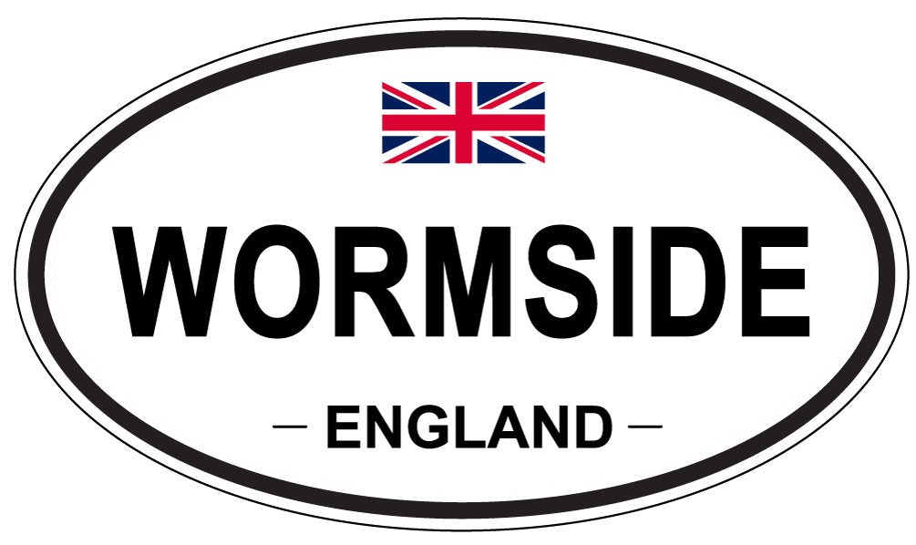 WORMSIDE, England - Oval Magnet